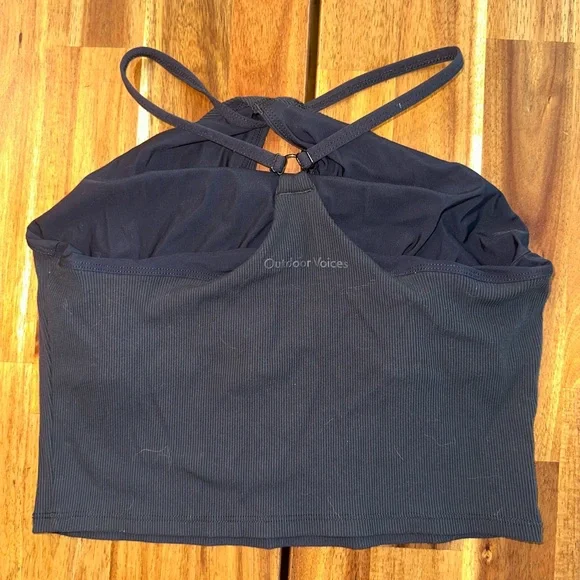 Outdoor Voices Black Halter Crop Top - Picture 4 of 10